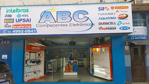 ABC Componentes Eletrônicos (11) 4992-0841 R. Gertrudes De Lima 275 Santo André-SP
