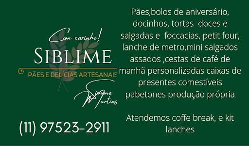 Siblime Pães Delícias Artesanais